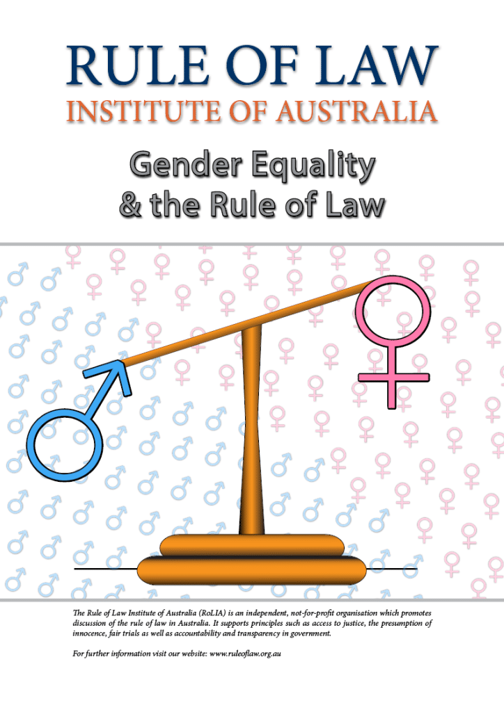 Image Booklet Gender Equality And The Rule Of Law Rule Of Law