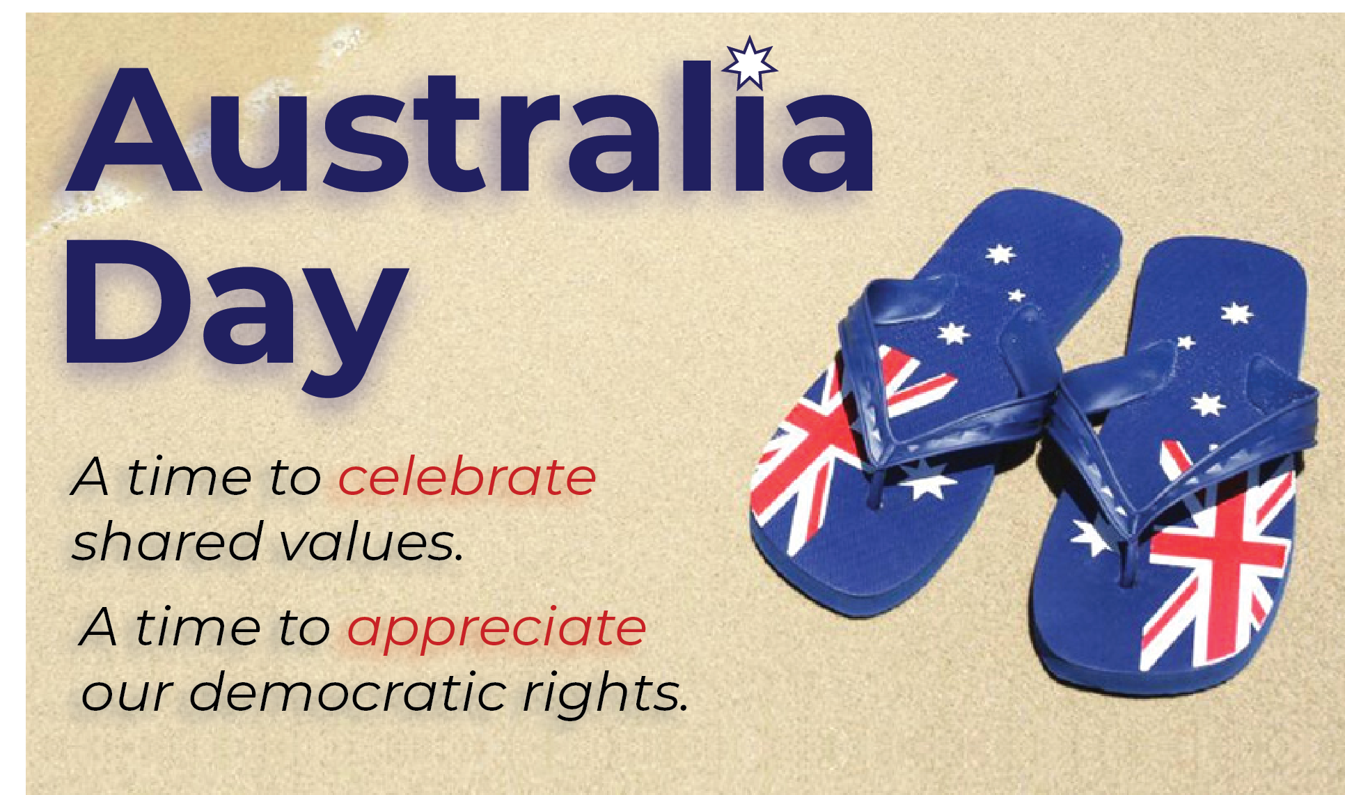 Australia Day- a time to celebrate