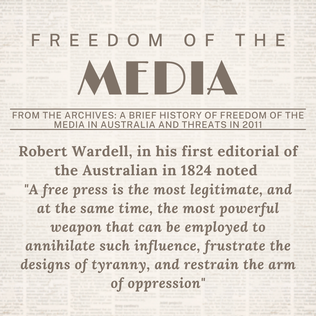 Freedom of the Press in Australia