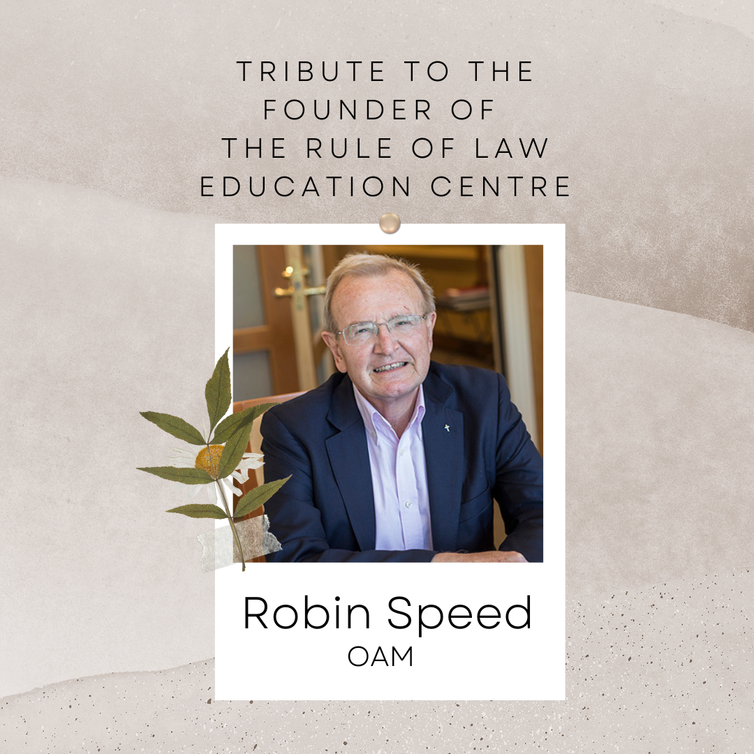 Tribute to Robin Speed