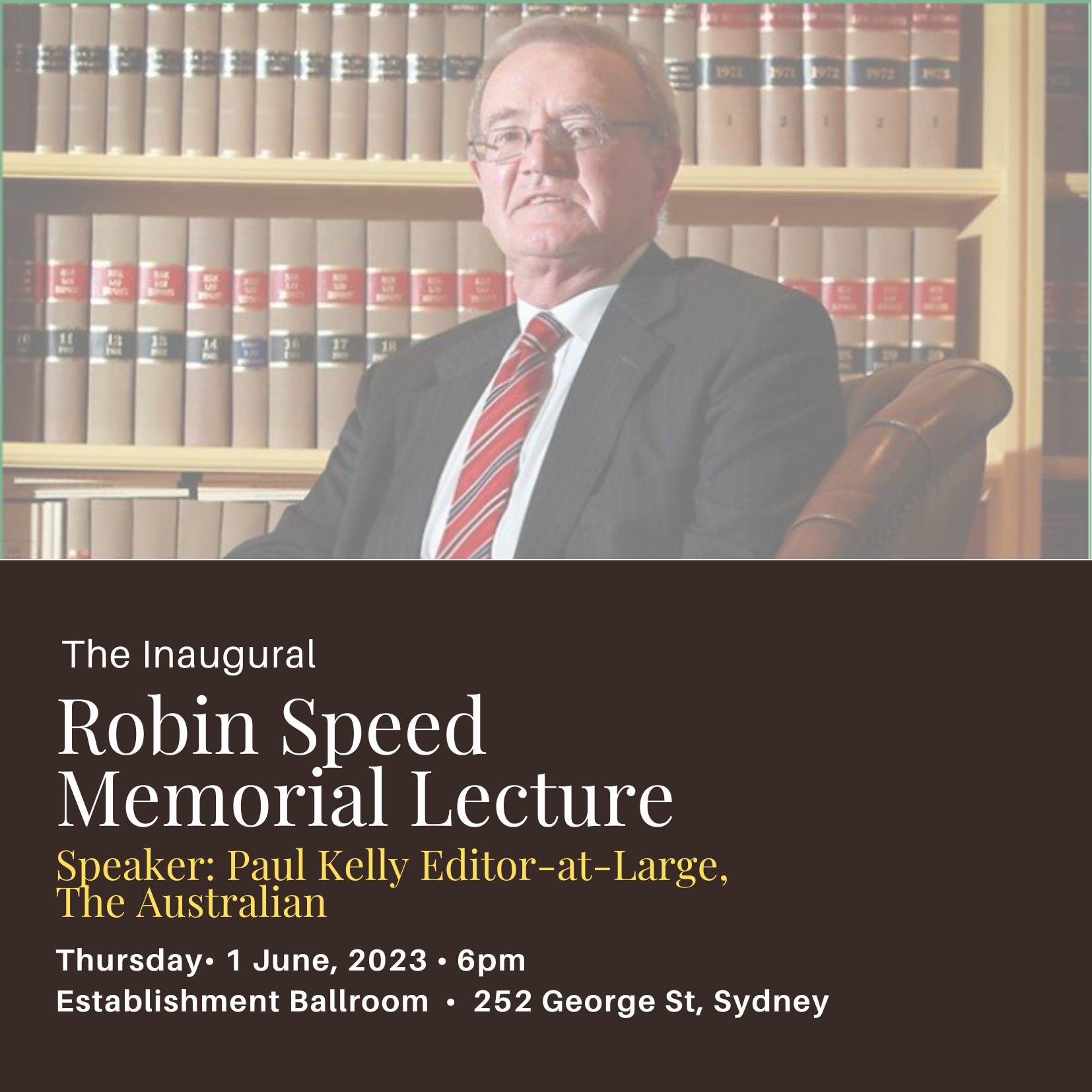 Robin Speed Memorial Lecture