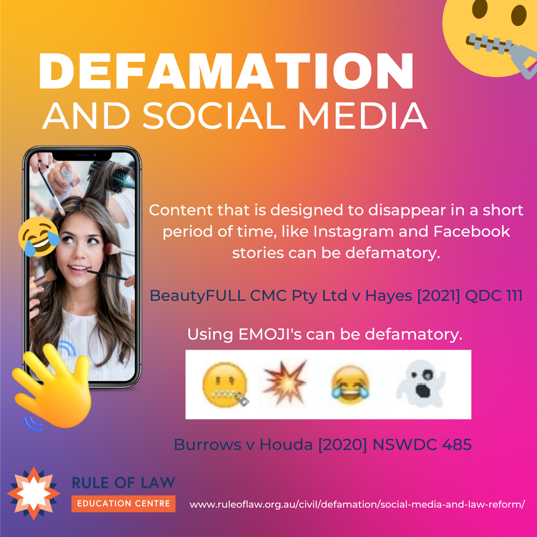 Defamation and Social Media